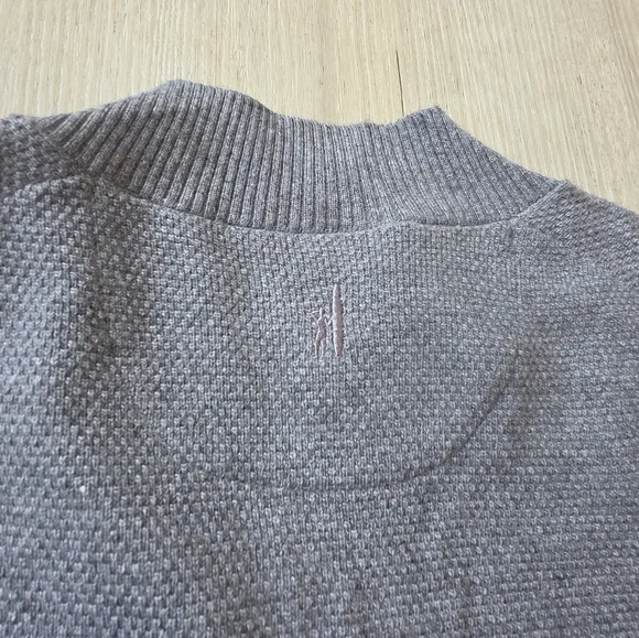 Johnnie O Estaban Johnny Collar Sweater Men's Size XL Gray